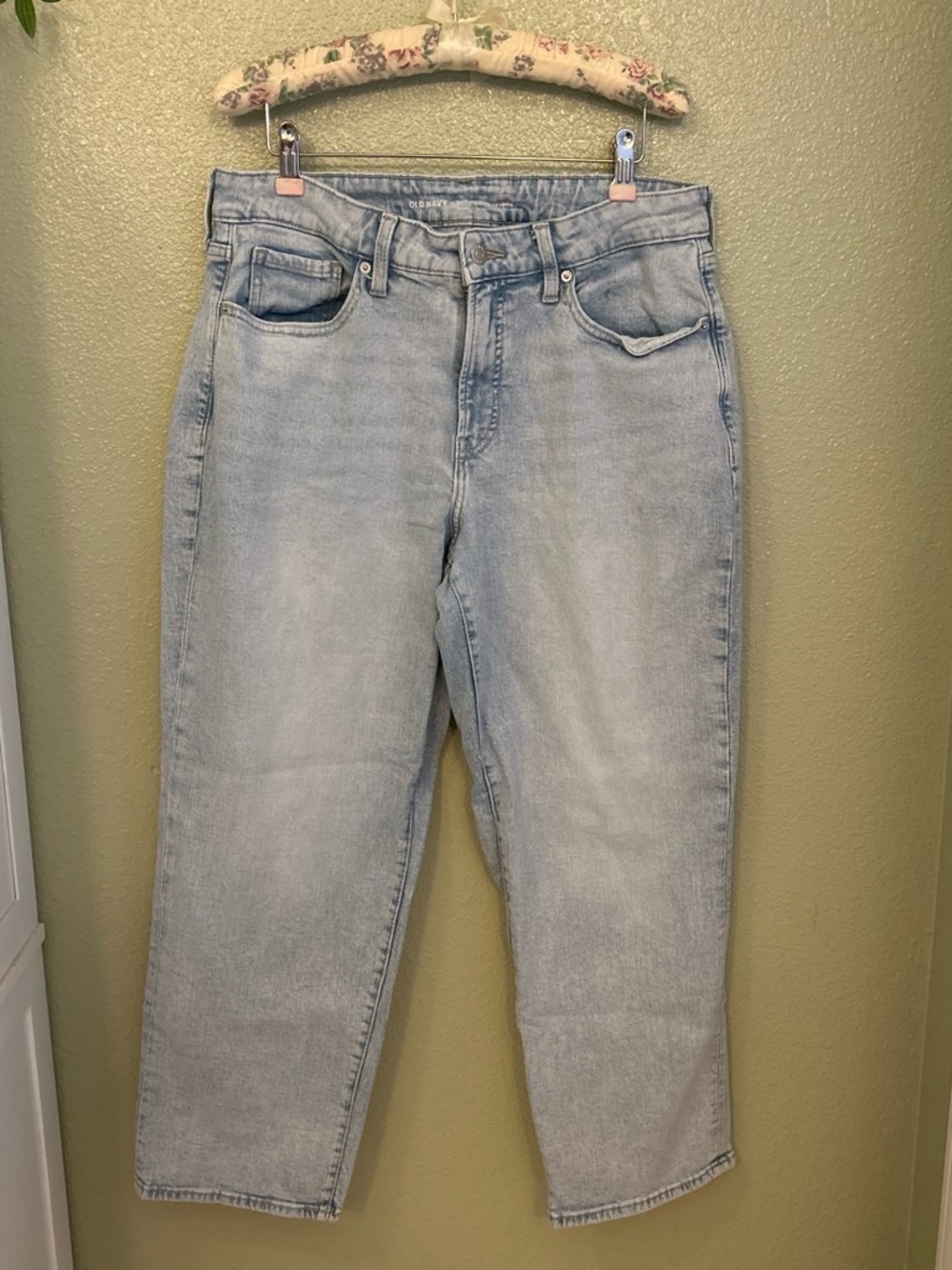 Old Navy Petite Curvy OG Loose High Rise Straight Leg Jeans